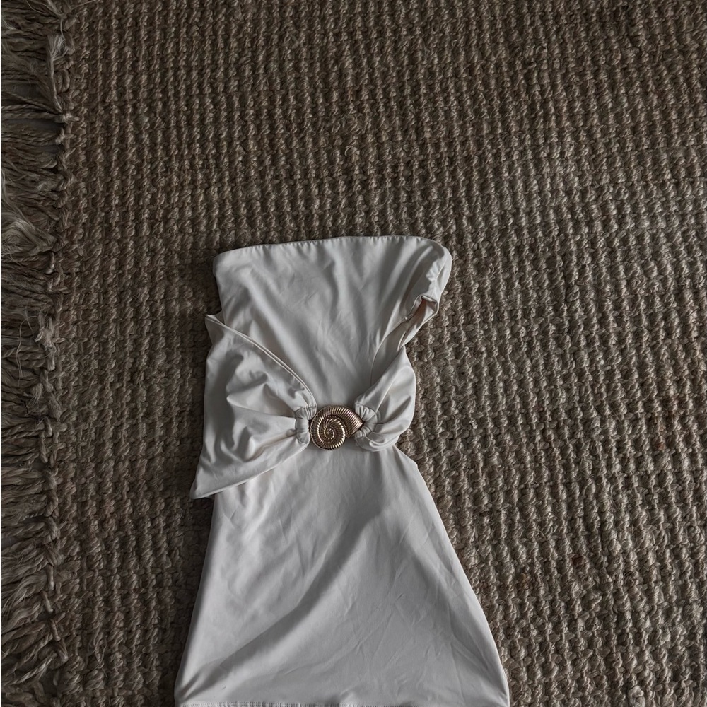 Peppermayo Cream and Black shell dress - Picture 2 of 4